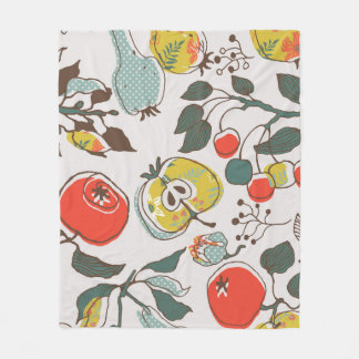 Couverture Polaire assorted fruits. seamless pattern