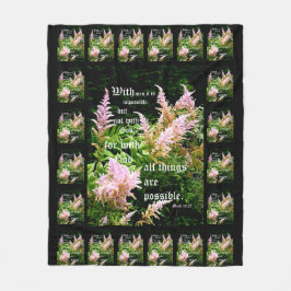 Couverture Polaire Astilbe avec Mark 10:27