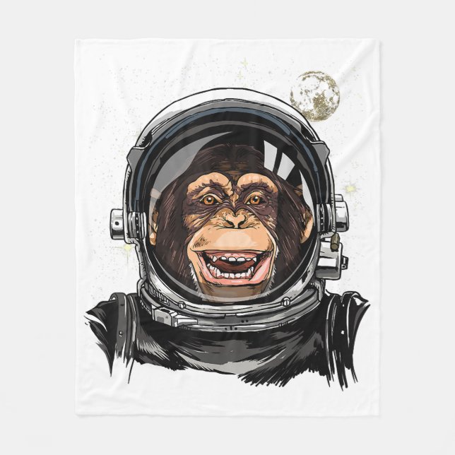 Couverture Polaire Astronaute singe de l'espace extra-atmosphérique Z (Devant)