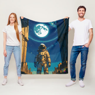 Couverture Polaire Astronaute sous la porte céleste