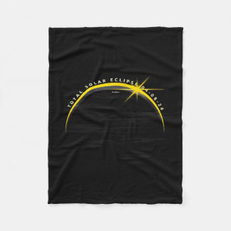 Couverture Polaire Astronomie éclipse solaire avril 2024 lune montre 