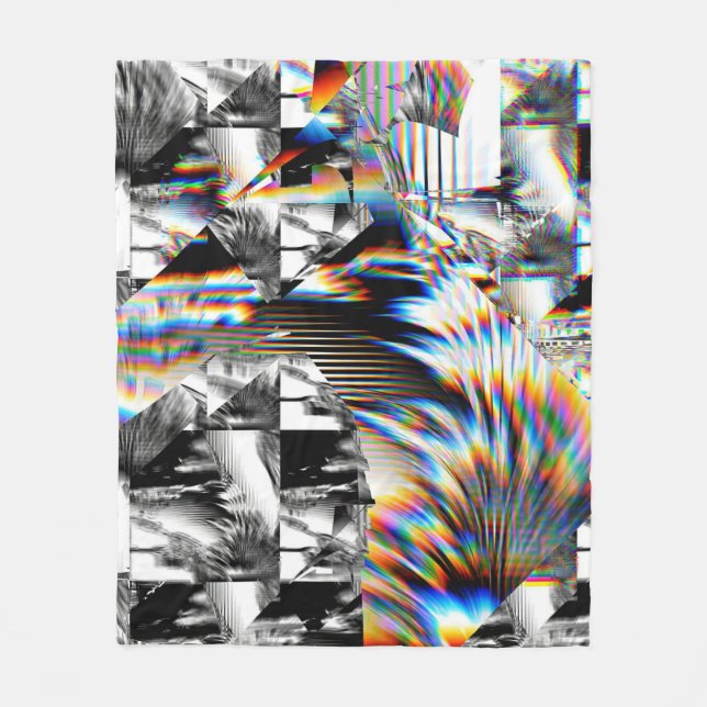 Couverture Polaire Attaque arc-en-ciel (Devant)