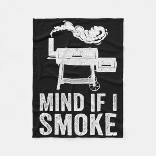 Couverture Polaire Attention Si Je Fumé Funny Bbq Fumer Griller Fumer
