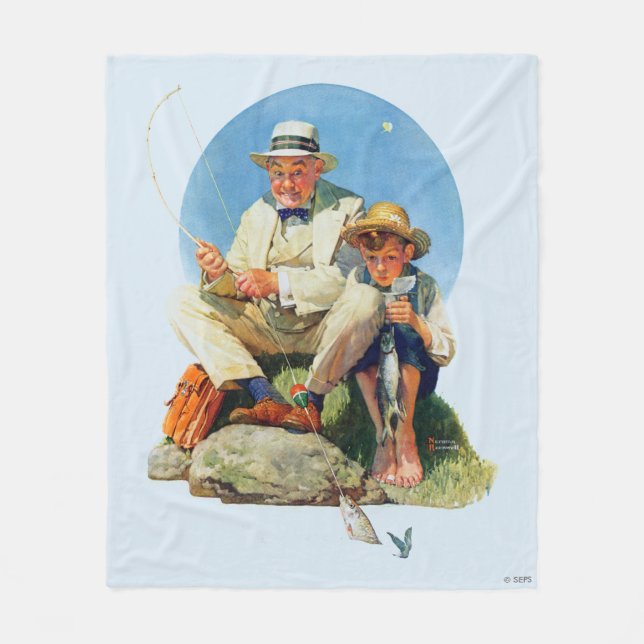 Couverture Polaire Attraper le grand (Devant)