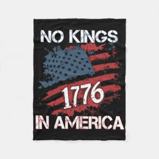Couverture Polaire Aucun Rois En Amérique Depuis 1776 Distressé Drape