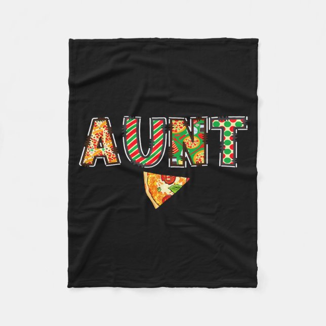 Couverture Polaire Aunt Zza Birthday Squad Crew Family Matching  (Devant)