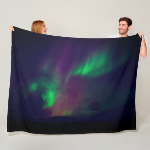 Couverture Polaire Aurora Borealis Lumières du Nord Arctique Nuit ver