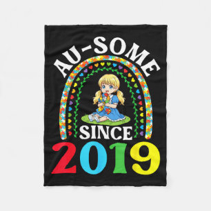 Couverture Polaire Autisme Incroyable Ausome Depuis 2019 Sensibilisat