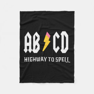 Couverture Polaire Autoroute Pour Spell Pencil Enseignant Amp; Étudia