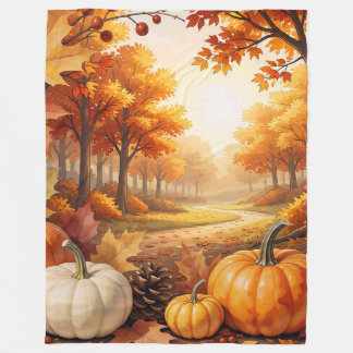 Couverture Polaire Autumn Golden Trendy Thanksgiving Collection
