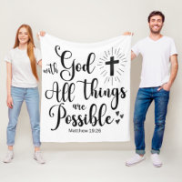 Avec Dieu toutes les choses sont possibles - Matth