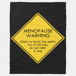 Couverture Polaire Avertissement de ménopause