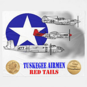 Couverture Polaire AVIATEURS de TUSKEGEE (les QUEUES de ROUGE)