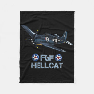 Couverture Polaire Avion de chasse F6f Hellcat de la Seconde Guerre m