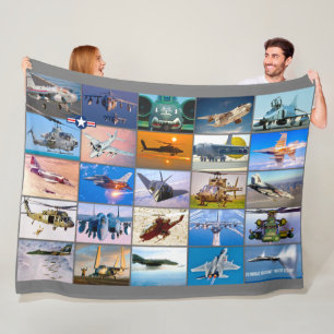 COUVERTURE POLAIRE AVION DE COMBAT AMÉRICAIN - TEMPÊTE DÉSERTE "MONTA