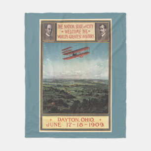 Couverture Polaire Avion de frères de Wright