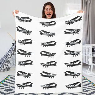 Couverture Polaire Avion,Voyage,Garçon,Bébé,Avion,Cadeau de Baby Show