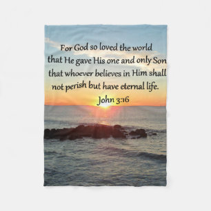 COUVERTURE POLAIRE AWE-INSPIRING JOHN 3:16 SCELER