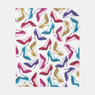 Couverture Polaire Awesome moderne aquarelle ceinture talon haute cha