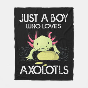 Couverture Polaire Axolotl Cadeau Anime Japonais Juste Un Garçon Qui