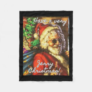 Couverture Polaire Ayez Très Joyeux Noël Garcia Père Noël Holiday