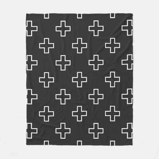 Couverture Polaire Aztec Pearl : Floraison Orange Mexicaine (Devant)