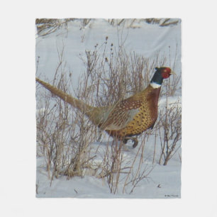 Couverture Polaire B23 Faisan à collier dans la neige