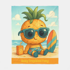 Couverture Polaire Baby TropiCool Tony - Pineapple Empire