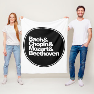Couverture Polaire Bach et Chopin et Mozart et Beethoven