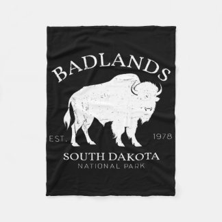 Couverture Polaire Badlands National Park South Dakota Souvenir Rando