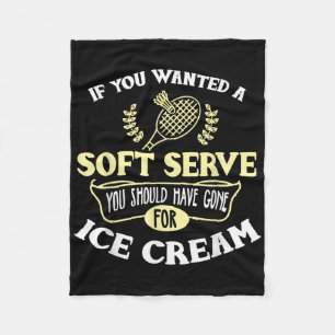 Couverture Polaire Badminton Shirt Joke Soft Sert Citation Badminton