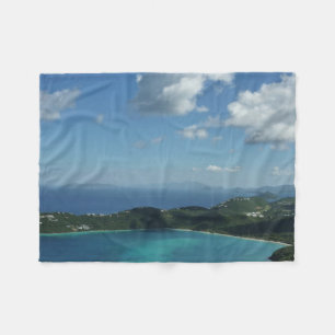 Couverture Polaire Baie de Magens, scene de l'île St Thomas Beautiful