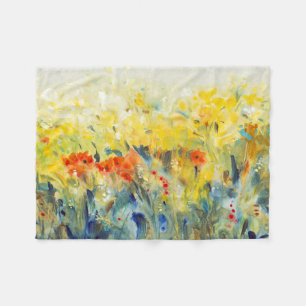 Couverture Polaire Balancement II de fleurs