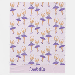 Couverture Polaire Ballet scandinave Ballerina Custom