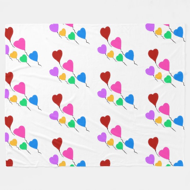 Couverture Polaire Ballons cardiaques (Devant (Horizontal))