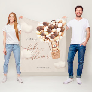 Couverture Polaire Ballons d'ours Neutral Douche Virtuelle Arrière-pl