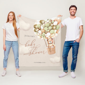 Couverture Polaire Ballons d'ours Neutral Douche Virtuelle Arrière-pl