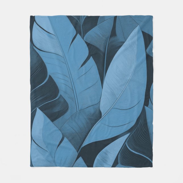 Couverture Polaire Bananarama Hawaiian Banana Leaves (Devant)