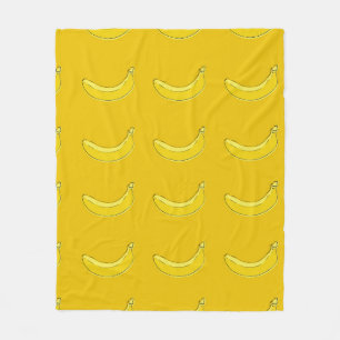 Couverture Polaire bananas, Seamless pattern with bananas, food backg
