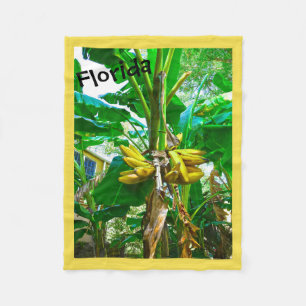 Couverture Polaire Banane tropicale Palm Tree St Augustine Floride