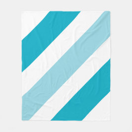 Couverture Polaire Bande à deux tons