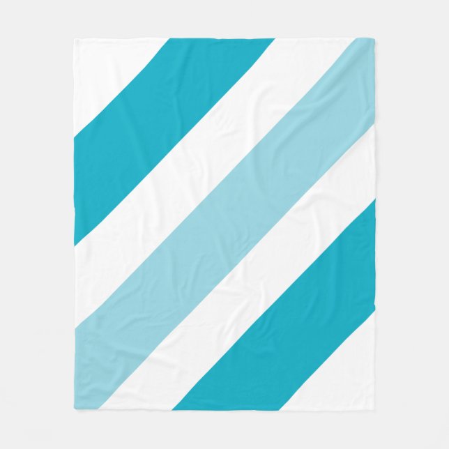 Couverture Polaire Bande à deux tons (Devant)