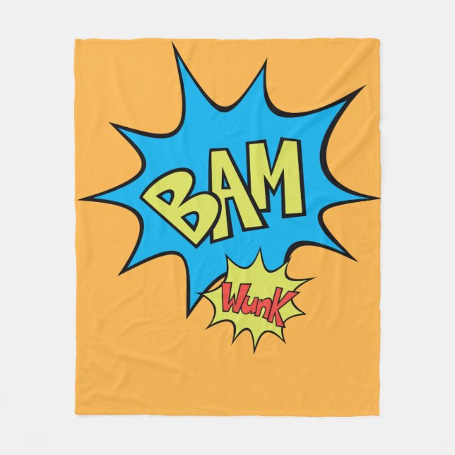 Couverture Polaire Bande dessinée Bam Balloon (Devant)