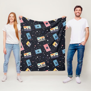 Couverture Polaire Bandes de cassettes rétro dans l'espace cosmique