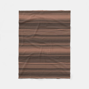 Couverture Polaire Bandes de chocolat