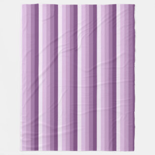 Couverture Polaire Bandes d'ombre prune violette