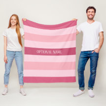 Bandes roses avec nom facultatif personnalisé