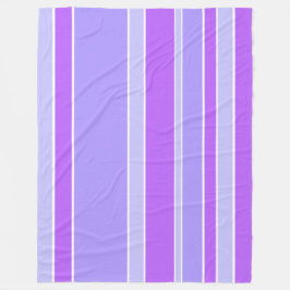 Couverture Polaire Bandes violettes