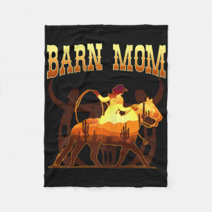Couverture Polaire Barn Maman I équestre Cheval Fan