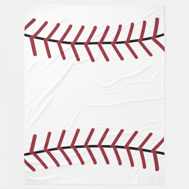 Couverture Polaire Base-ball polaire Blanche (Devant)